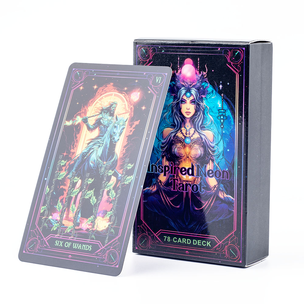 Board Game Uno - nspired Neon Tarot A 78-Card Deck