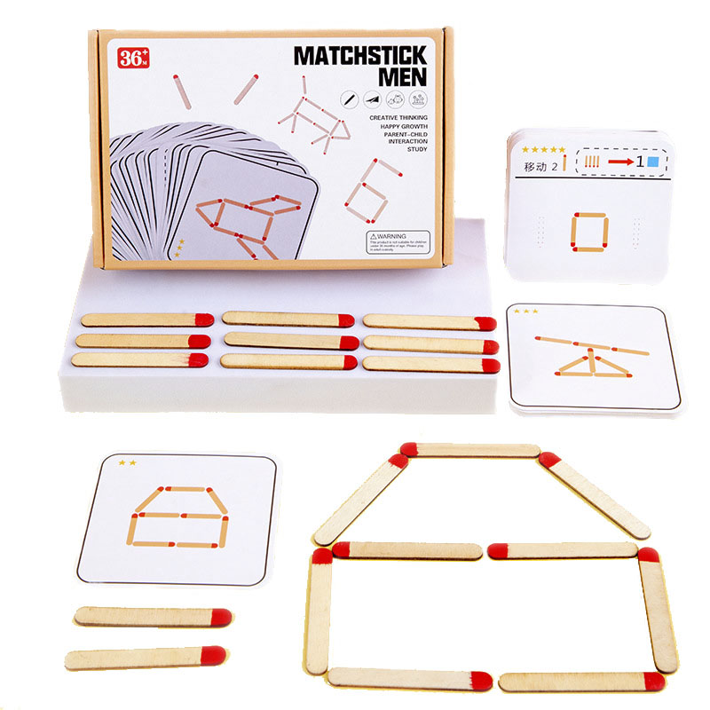 Board Game Nature - Montessori Matches Puzzles Game Wooden Toys