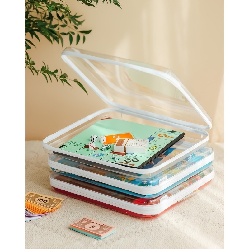 Board Game Review - 1pc Large Clear Hard Shell Storage