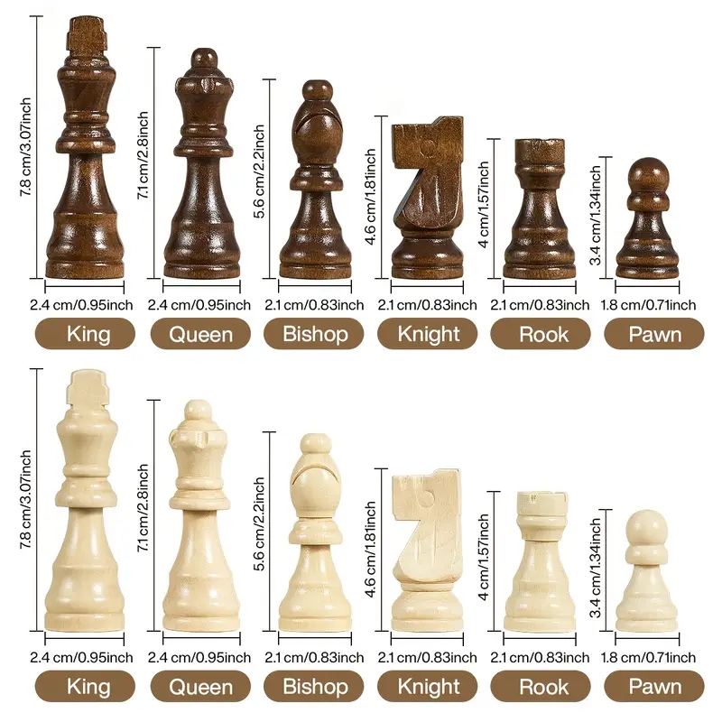 39.3cm/15.47inch magnetic wood - Magnetic Travel Chess review and price