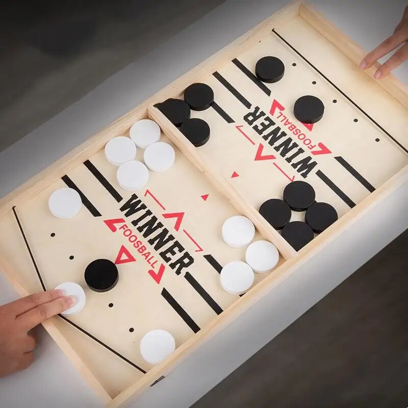 Table Hockey Paced Sling Puck  - Board Game Harmonies review and price