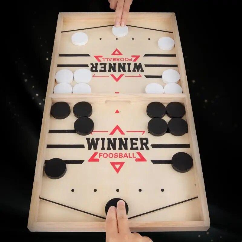 Table Hockey Paced Sling Puck  - Board Game Harmonies review and price