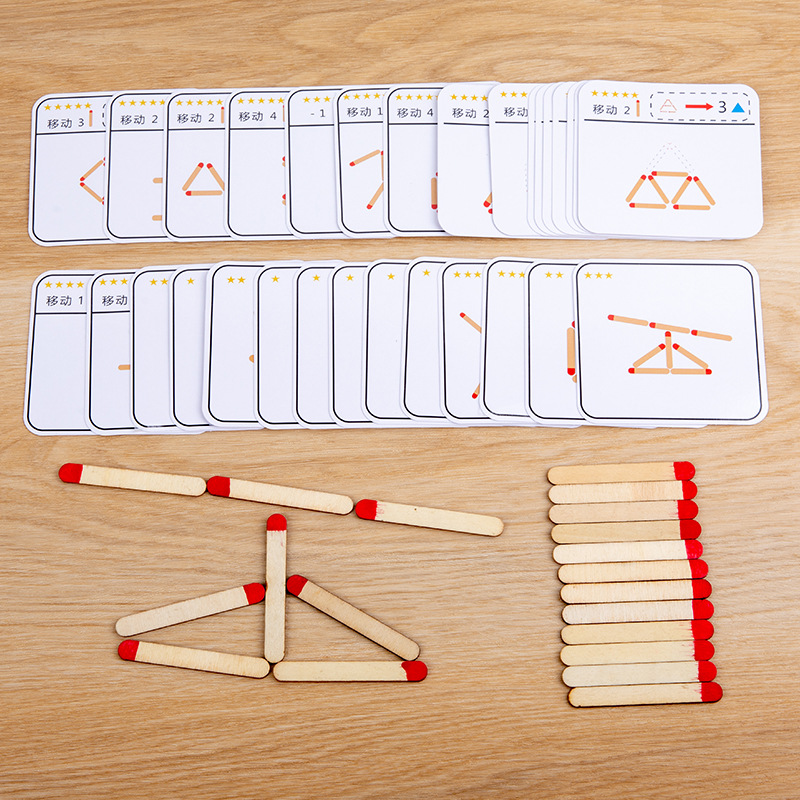 Montessori Matches Puzzles Gam - Board Game Nature review and price