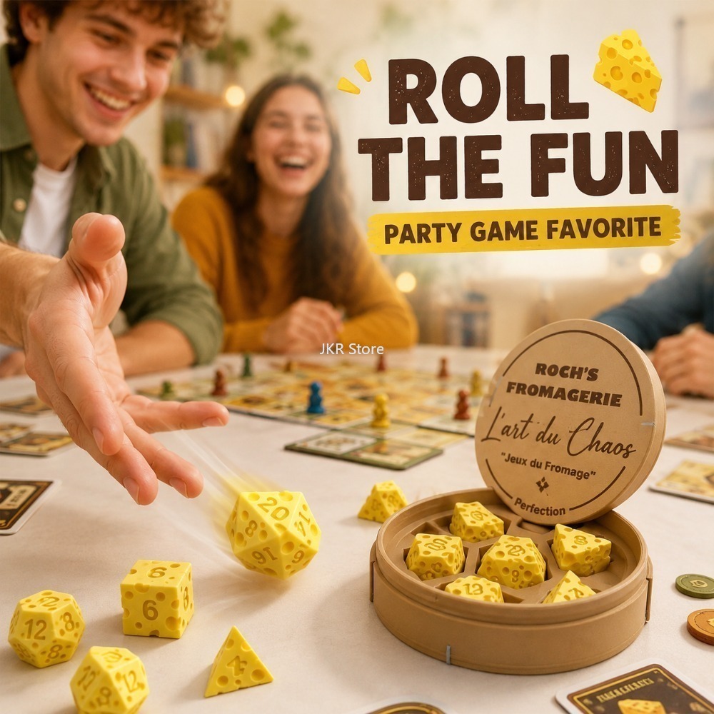 Creative Irregular Cheese Dice - Board Game Review review and price