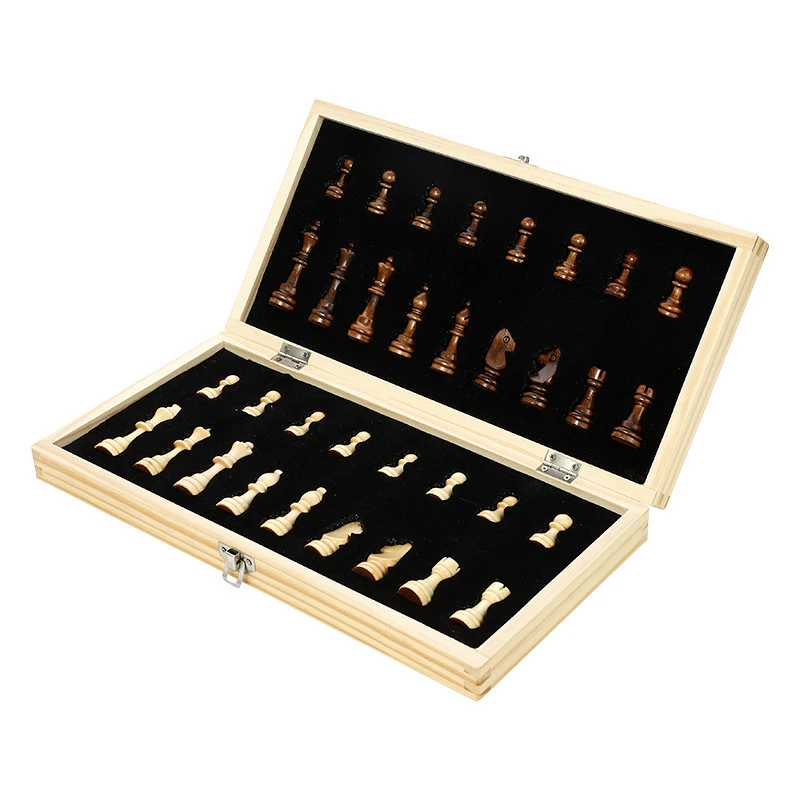 Chess Board Three In 1 Wooden  - Magnetic Travel Chess review and price