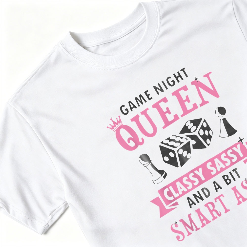 Game Night Queen Women Graphic - Board Game Quote review and price