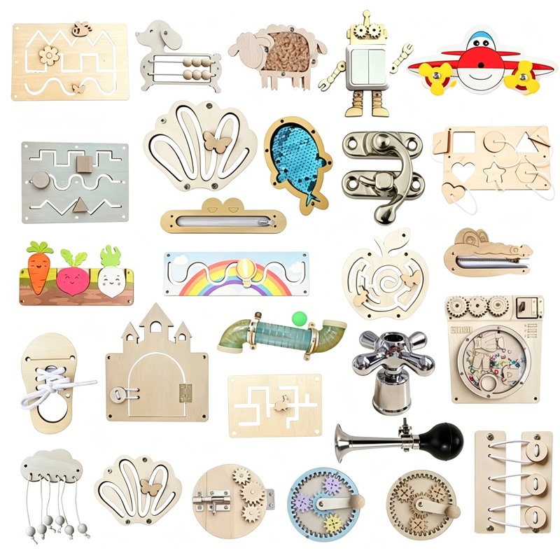 Kids Busy Board DIY Accessorie - Board Game Nature review and price