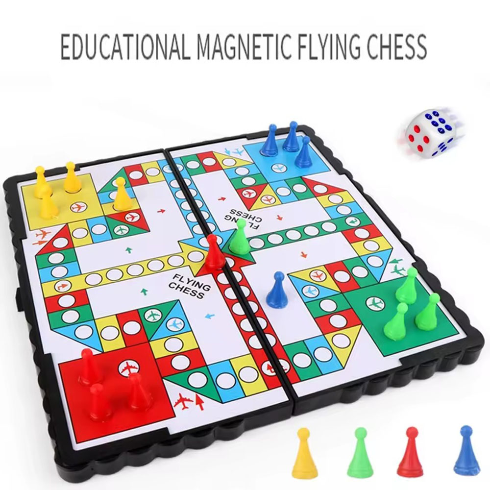 Foldable magnetic flying chess - Magnetic Travel Chess review and price