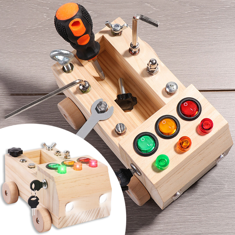 Wooden Montessori Busy Board S - Board Game Review review and price
