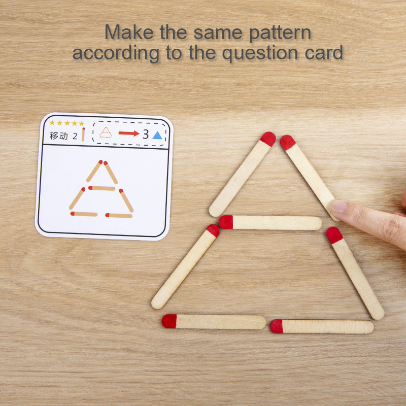 Montessori Matches Puzzles Gam - Board Game Nature review and price