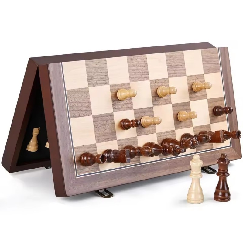 Wooden Magnetic Chess Set for  - Magnetic Travel Chess review and price