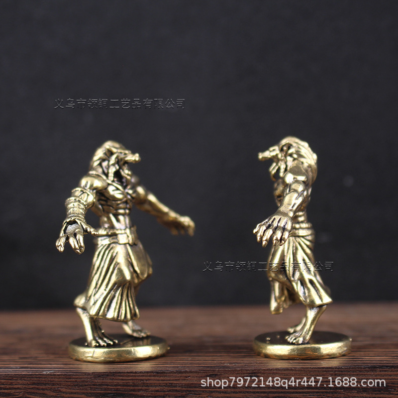 Brass Werewolf Miniature Ornam - Board Game Werewolf review and price