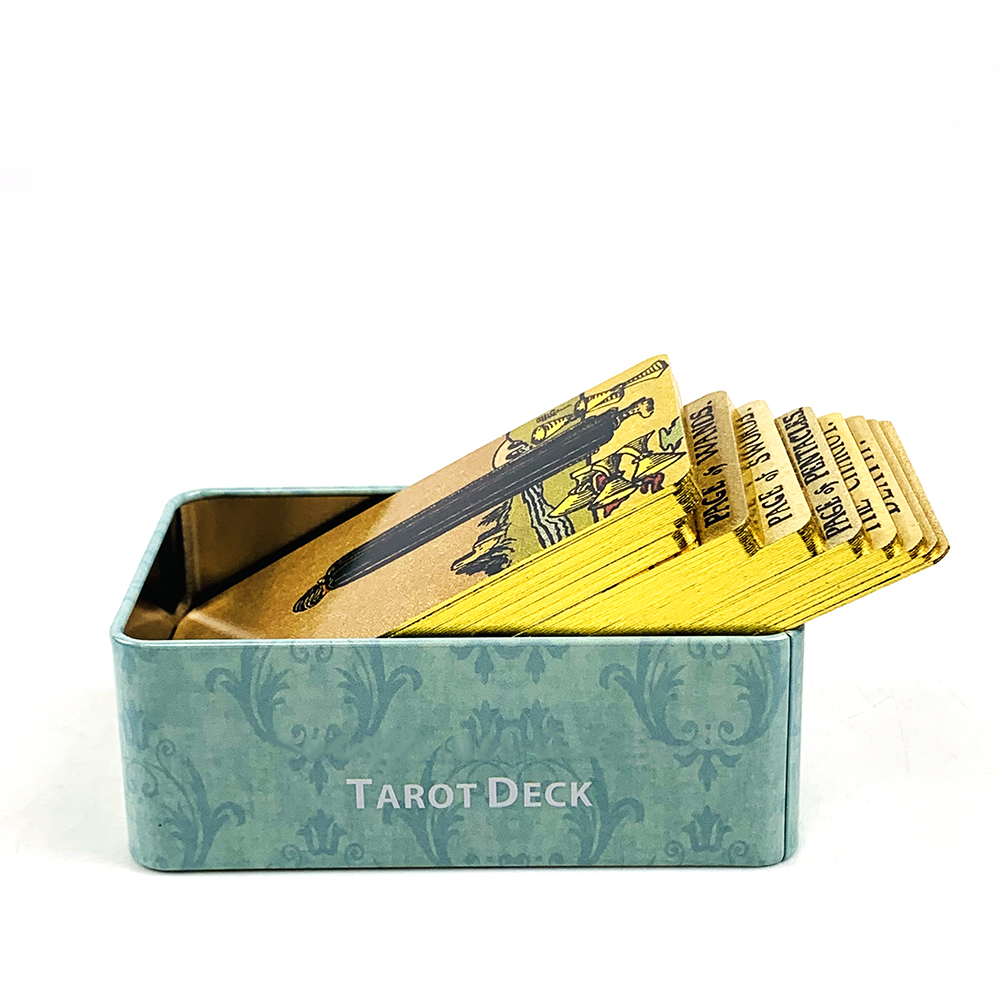 Metal Box Gilded Edition Tarot - Board Game Uno review and price