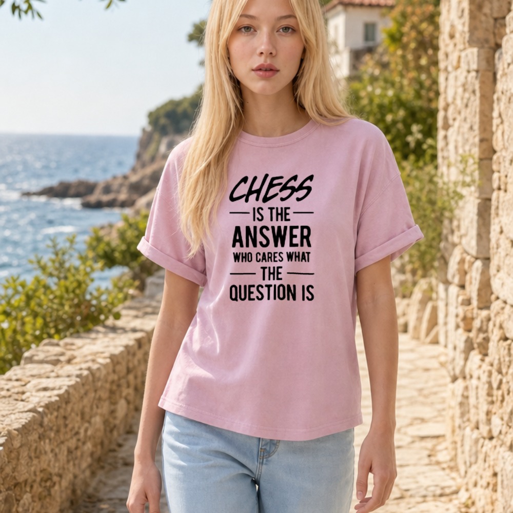 Chess Is The Answer Funny Lett - Board Game Quote review and price