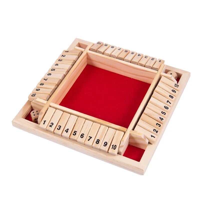 Wooden Dice Board Game Shut Th - Board Game Review review and price